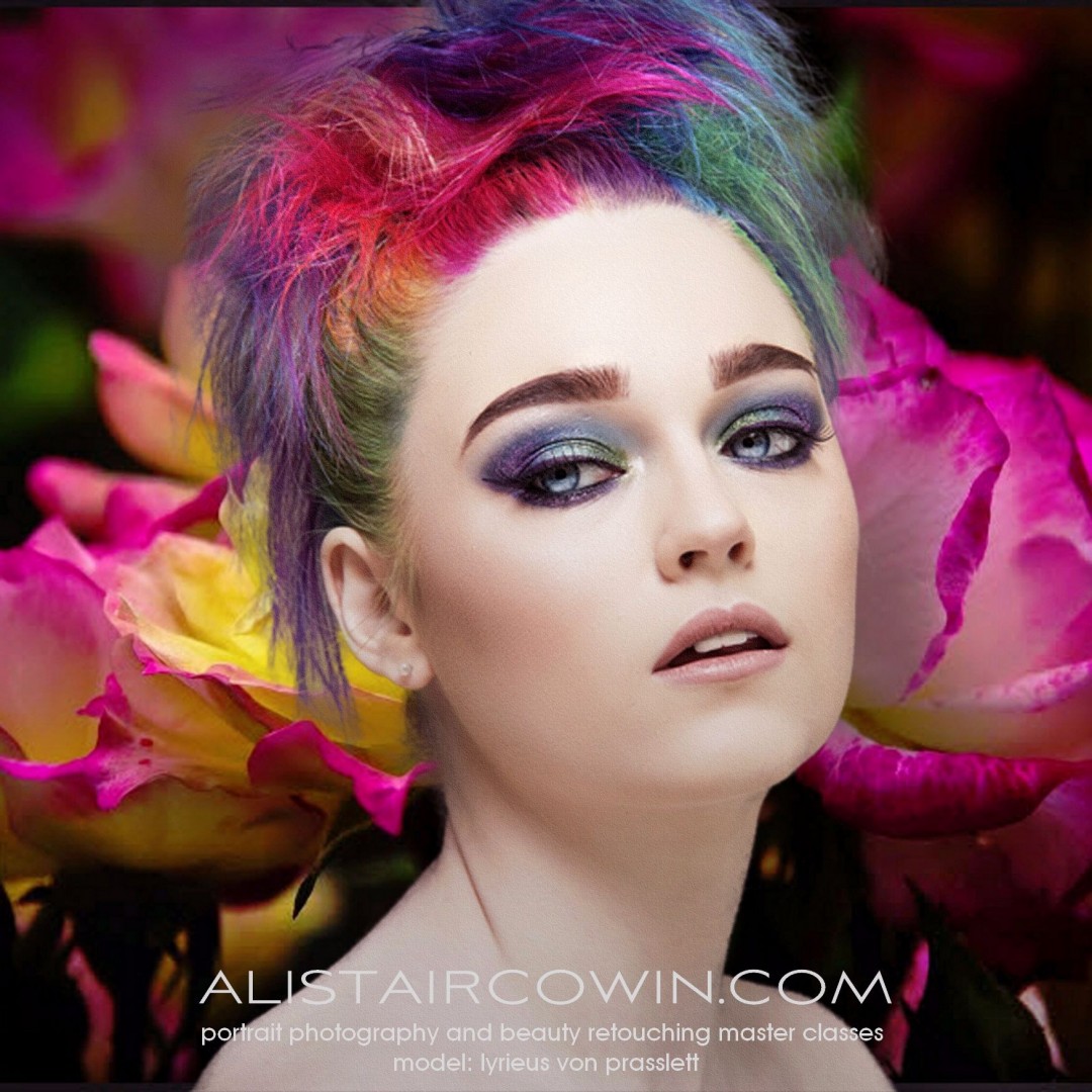 Photographed for Alistair Cowin's Beauty Books <br />
Model: Kim Cresswell  Makeup: Hannah Field