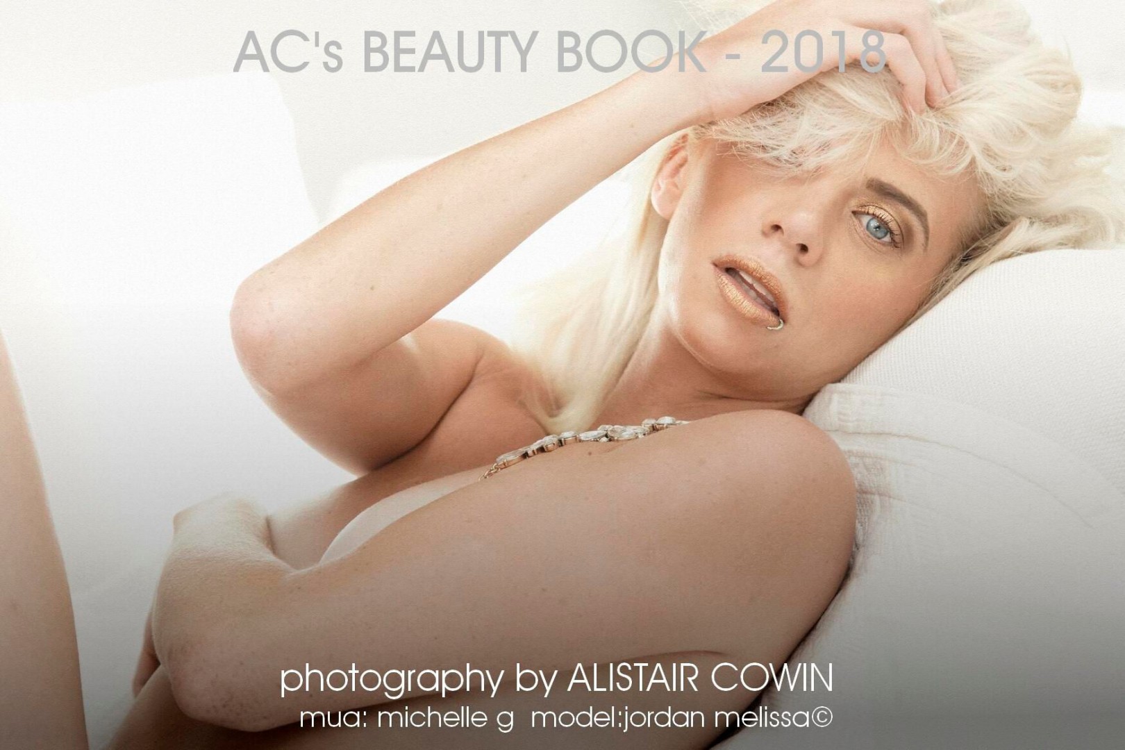 Photo taken for model's Portfolio and Alistair Cowin's Beauty Books