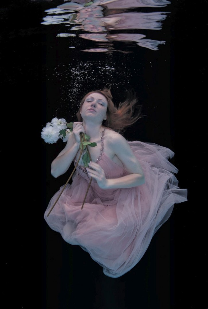 Shot underwater in a local pool