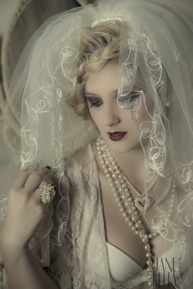 A vintage boudoir style Parisian shoot with an apprentice model with PHOTOSHOOT Magazine